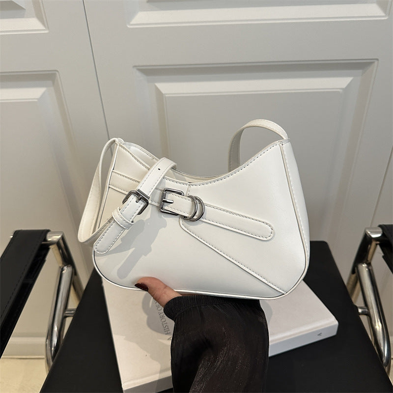 Minimal French Shoulder Bag – Everyday Crossbody for Women