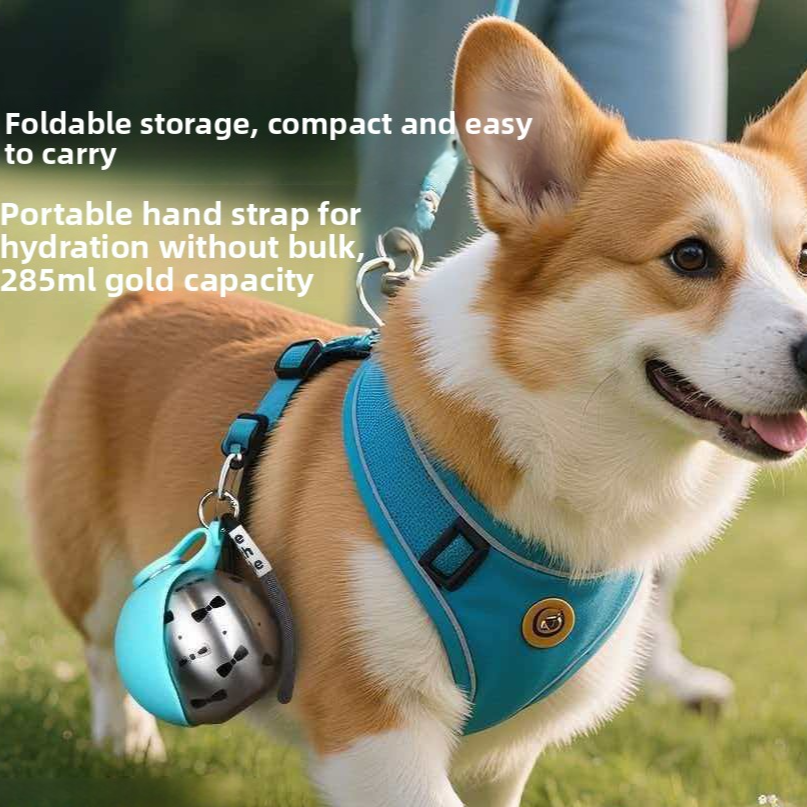 Portable Pet Water Bottle with Dispenser