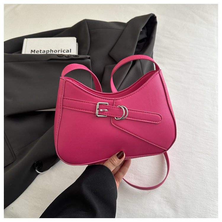 Minimal French Shoulder Bag – Everyday Crossbody for Women