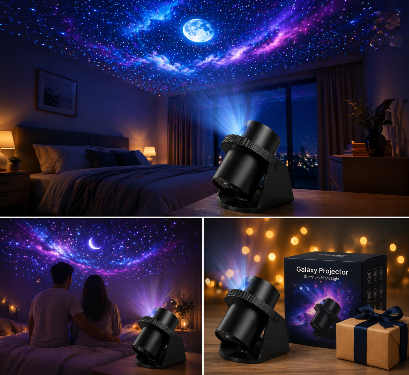 Galaxy Projector – Turn Your Room Into a Magical Starry Sky ✨