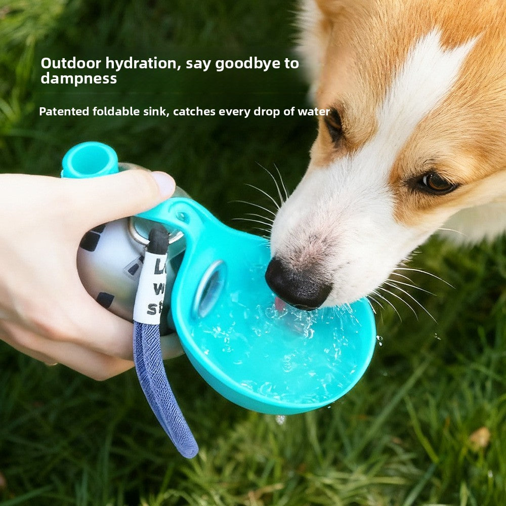Portable Pet Water Bottle with Dispenser