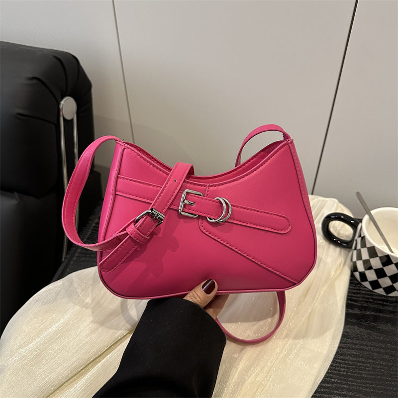Minimal French Shoulder Bag – Everyday Crossbody for Women