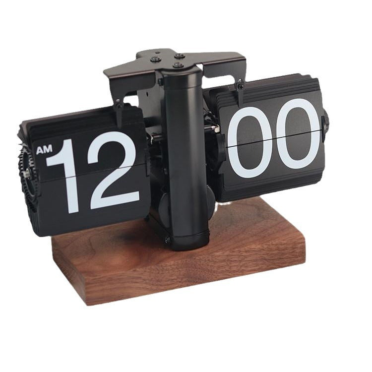 European-style Automatic Flip Clock with Quartz Movement